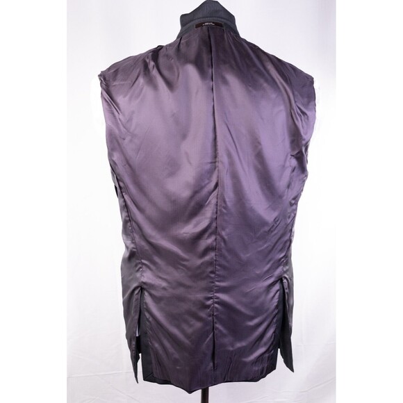 Joseph Abboud Mens Solid 3 Button Blazer Grey Wool Size 40 Regular - Picture 11 of 15